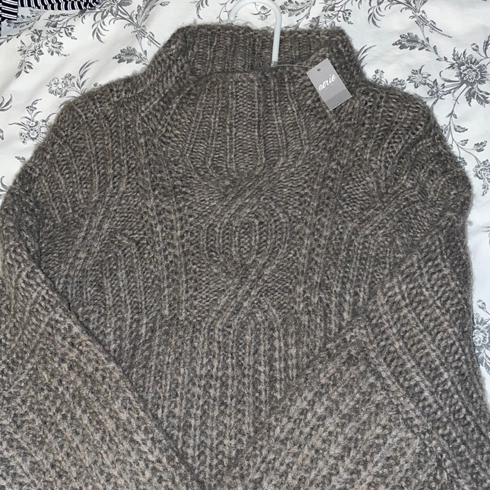 AERIE Chunky Knit Slouchy Sweater - L